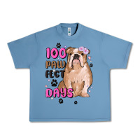 Pebble Blue 100 days of school Urban Heavy Tee - MaliasSmallBusiness