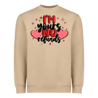 Mushroom i'm yours no refunds Heavyweight Sweatshirt - MaliasSmallBusiness