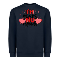 Navy i'm yours no refunds Heavyweight Sweatshirt - MaliasSmallBusiness
