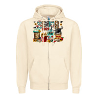 Sandshell senior 2023 coffee cups Zipper Hoodie - Jasminsmagicworld