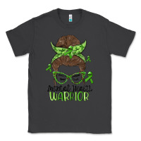 Smoke messy bun mental health warrior Classic Tee - MaliasSmallBusiness