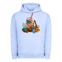 Pigment Grape Ice Camping Frappe Coffee Urban Hoodie - FaDigitalArtStudio