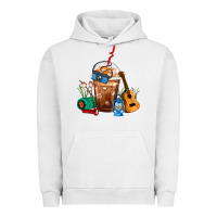 Pigment Lunar Rock Camping Frappe Coffee Urban Hoodie - FaDigitalArtStudio