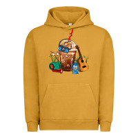 Pigment Peanut Butter Camping Frappe Coffee Urban Hoodie - FaDigitalArtStudio