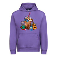 Tulip Camping Frappe Coffee Urban Hoodie - FaDigitalArtStudio