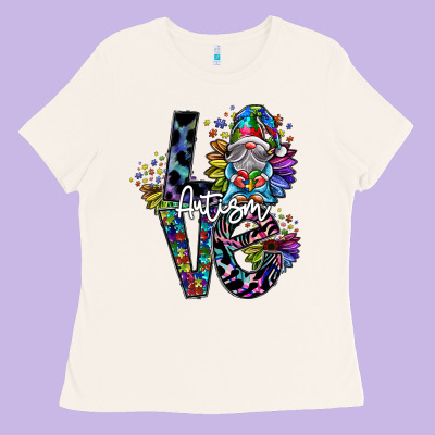Love Autism Ladies Tee Designed By Sublimationcraftshop
