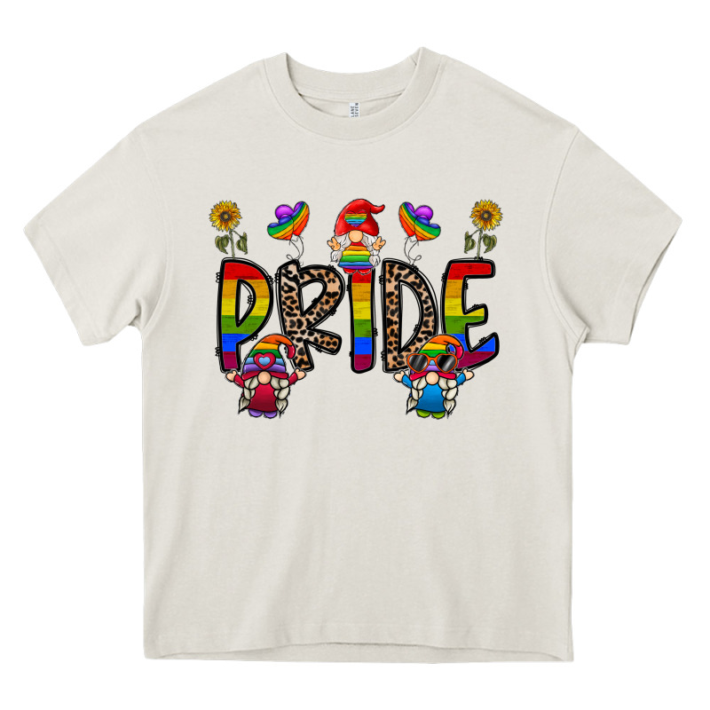 Pride Gnome Heavy Core Tee by CowhideDigitalArt | Teevron