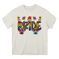 Cream pride gnome Heavy Core Tee - CowhideDigitalArt