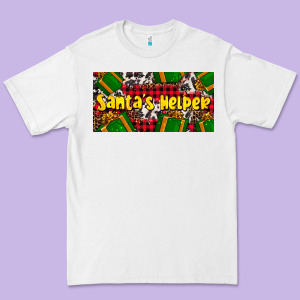 Santa's Helper With Gifts Premium Tee Designed By Adodesignshop