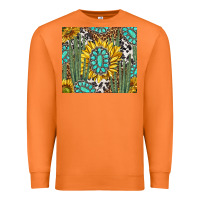 Carrot western cactus with sunflowers and turquoise tumbler tbs Premium Sweatshirt - TumblerDesignByShophia