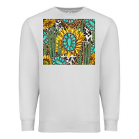 Dove Grey western cactus with sunflowers and turquoise tumbler tbs Premium Sweatshirt - TumblerDesignByShophia