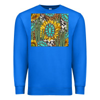 True Royal western cactus with sunflowers and turquoise tumbler tbs Premium Sweatshirt - TumblerDesignByShophia