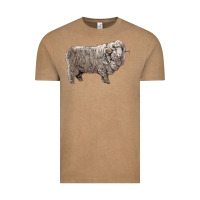 Vintage Coffee rambouillet sheep Vintage Tee - LillyAllenDesigns