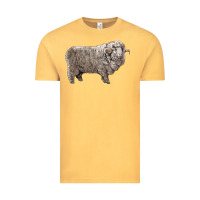 Vintage Mustard rambouillet sheep Vintage Tee - LillyAllenDesigns