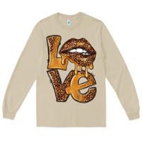 Mushroom love leopard with lips Long Sleeve Tee - NancyCooperArtShop