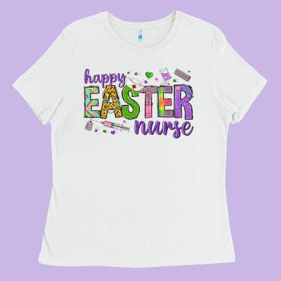 Happy Easter Nurse Ladies Tee Designed By Neo Western