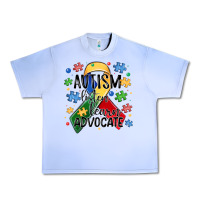 Grape Ice autism listen learn advocate Urban Heavy Tee - MaliasSmallBusiness