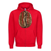 Red coffee bean Zipper Hoodie - BarkalooDesign