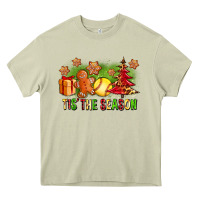Tis The Season Christmas With Softball And Gingerbread Man Heavy Core Tee | Teevron
