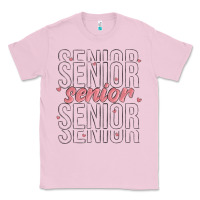 Bubblegum Pink senior Classic Tee - MaliasSmallBusiness