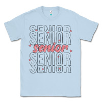 Dusty Blue senior Classic Tee - MaliasSmallBusiness