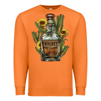 Carrot Western whiskey bottle Premium Sweatshirt - HowdyJamesFarm