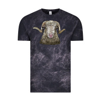 Cloud Black rambouillet sheep head Vintage Tee - LillyAllenDesigns