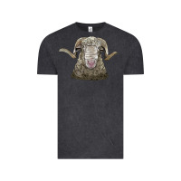 Vintage Black rambouillet sheep head Vintage Tee - LillyAllenDesigns
