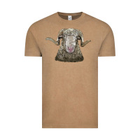 Vintage Coffee rambouillet sheep head Vintage Tee - LillyAllenDesigns