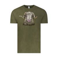Vintage Olive rambouillet sheep head Vintage Tee - LillyAllenDesigns