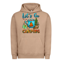 Pigment Burro Let's Go Camping Coffee Mug Urban Hoodie - FaDigitalArtStudio