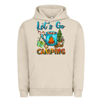 Pigment French Oak Let's Go Camping Coffee Mug Urban Hoodie - FaDigitalArtStudio