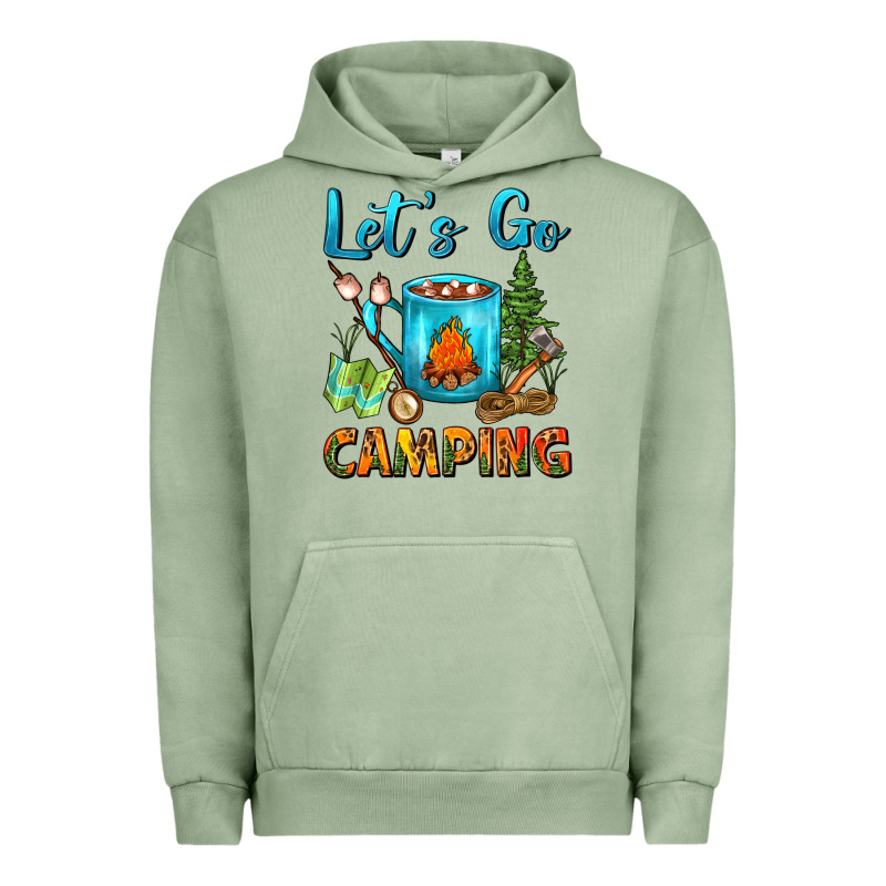 Let's Go Camping Coffee Mug Urban Hoodie by FaDigitalArtStudio | Teevron