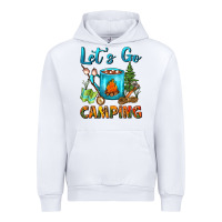White Let's Go Camping Coffee Mug Urban Hoodie - FaDigitalArtStudio