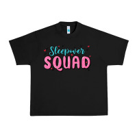 Black sleepover squad Urban Heavy Tee - MaliasSmallBusiness