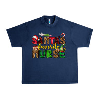 Navy santas favorite nurse Urban Heavy Tee - AdoDesignShop