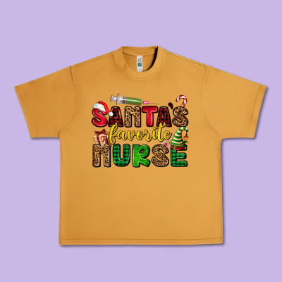 Santas Favorite Nurse Urban Heavy Tee Designed By Adodesignshop
