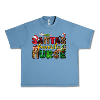 Pebble Blue santas favorite nurse Urban Heavy Tee - AdoDesignShop