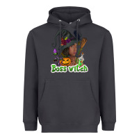 Smoke Boss witch afro Heavyweight Hoodie - NancyCooperArtShop