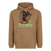 Toasted Coconut Boss witch afro Heavyweight Hoodie - NancyCooperArtShop