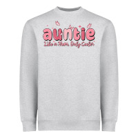 Heather Grey auntie like a mom only cooler Heavyweight Sweatshirt - MaliasSmallBusiness
