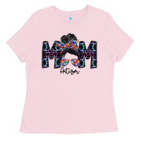 Bubblegum Pink mom autism Ladies Tee - SublimationCraftShop