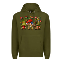 Army Green Christmas Army Gnomes 4th of july Premium Hoodie - HowdyJamesFarm