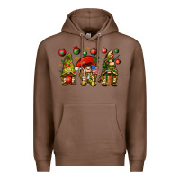Chestnut Christmas Army Gnomes 4th of july Premium Hoodie - HowdyJamesFarm