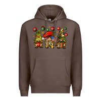 Coffee Christmas Army Gnomes 4th of july Premium Hoodie - HowdyJamesFarm