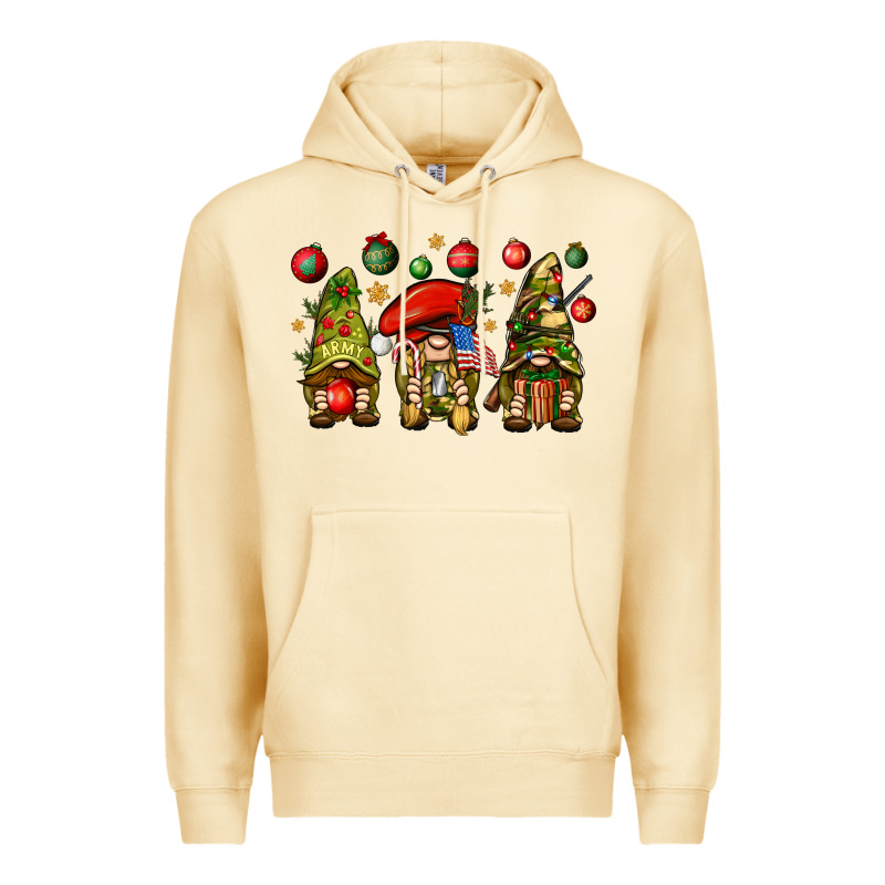 Christmas Army Gnomes 4th Of July Premium Hoodie by HowdyJamesFarm | Teevron