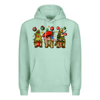 Seafoam Christmas Army Gnomes 4th of july Premium Hoodie - HowdyJamesFarm