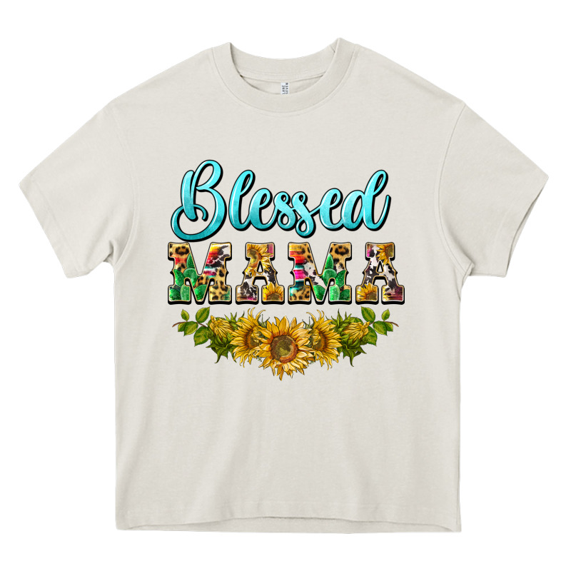 Blessed Mama Heavy Core Tee by BarkalooDesign | Teevron