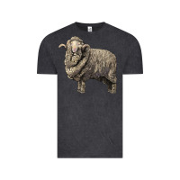 Vintage Black merino wool sheep Vintage Tee - LillyAllenDesigns