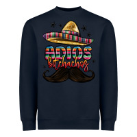 Navy adios bitchachos Heavyweight Sweatshirt - MaliasSmallBusiness